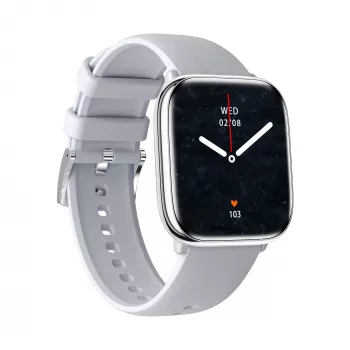 myPhone Watch Pastel 4,45 cm (1,75 inch) AMOLED 40 mm Digitāls 390 x 450 pikseļi Skārienekrāns Sudrabs