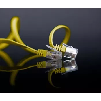 Tīkla kabelis ShiverPeaks SP712-SLY 2m Cat6 U/UTP Dzeltens