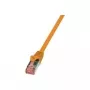 Tīkla kabelis LogiLink 1.5m Cat.6 RJ-45 S/FTP oranžs
