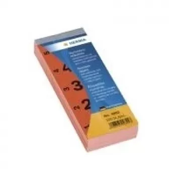 Pašlīmējošie numuru bloki HERMA 1-500 sarkani 28x56 mm