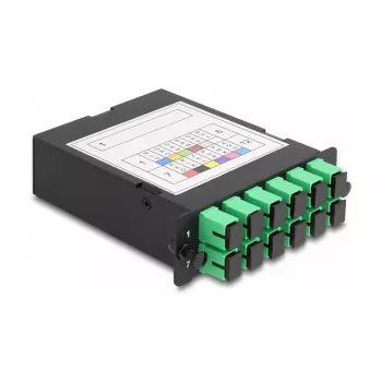 DeLOCK optiskās šķiedras HD kasete MPO vīrišķais uz 12 × SC Simplex sievišķais 12 šķiedru vienmoda 9/125 µm