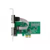 DeLOCK 89555 PCIe seriālā adaptera karte - 2 x RS-232