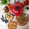 Picu automāts Petra PT5666VDE Bella Pizza 1200W ar nepiedegošu virsmu, galda picu krāsns