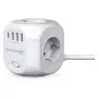 RealPower PowerBox 431 strāvas pagarinātājs 1.8 m 4 maiņstrāvas rozetes Iekštelpām Balts