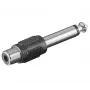 Microconnect AUDANG savienotāju adapteris 6.3mm RCA Melns