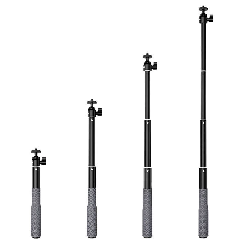 Selfie stick TELESIN ar lodveida galvu darbības kamerām