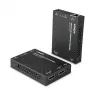Lindy HDMI un IR pa IP pagarinātājs, 1920 x 1080 pikseļi, AV raidītājs un uztvērējs, 150 m, vadu savienojums, melns, HDCP