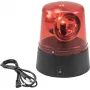 LED mini policijas gaisma EUROLITE 50603662 sarkana — ar USB uzlādējama, ar baterijām darbināma kompakta brīdinājuma lampa