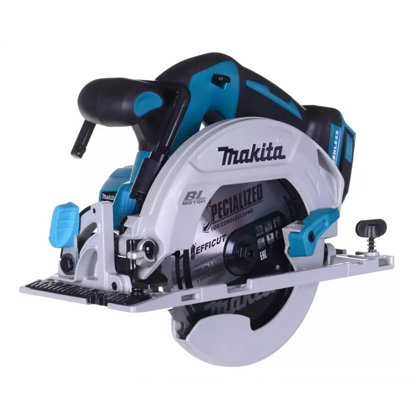Makita DHS680Z pārnēsājamais ripzāģis tirkīza krāsā 5000 RPM 18 V