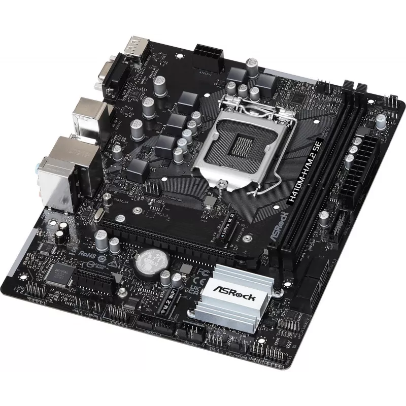 Mātesplate ASRock H410M-H/M.2 SE Intel H370 LGA 1200 micro ATX