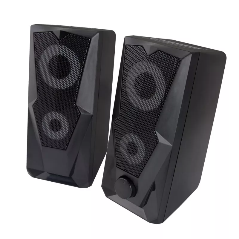 Skaļrunis ESPERANZA BAILA 6 W vadu grīdas skaļrunis, 6 W RMS, 160–20000 Hz, 3 Ω, USB un 3,5 mm, pāris