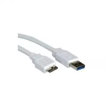 VALUE - USB kabelis - 9 kontaktu USB Type A (vīr.) - 10 kontaktu Micro-USB Type B (vīr.) - 15 cm (USB 3.0) - balts (11.99.8876)