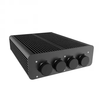 Akasa Pascal TX Plus Thin-mini-ITX korpuss Intel, IP65 aizsardzība, bez ventilatora - melns