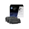 HP 55X 2 iepakojumi lielas ietilpības melns oriģinālais LaserJet tonera kārtridžs