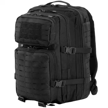 M-TAC Large Assault Pack Laser Cut mugursoma - melna