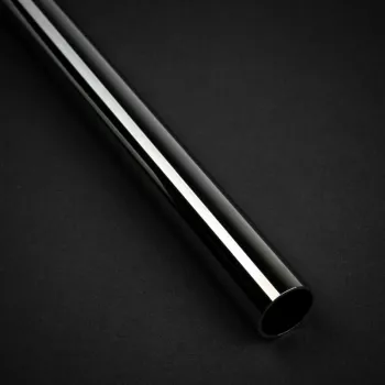 Bitspower None Chamfer misiņa caurule 14mm AD, 500mm, spīdīgi melna