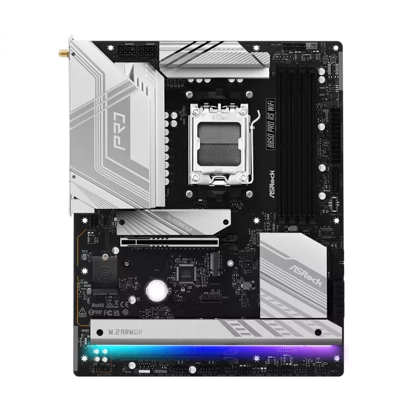 ASRock B850 Pro RS WiFi AM5 ATX mātesplate