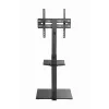 Grīdas TV statīvs GEMBIRD TVS-55T-02 32–55 collu televizoriem, tērauds, augstums 600 mm, VESA 100x100–400x400, maks. slodze 35 kg