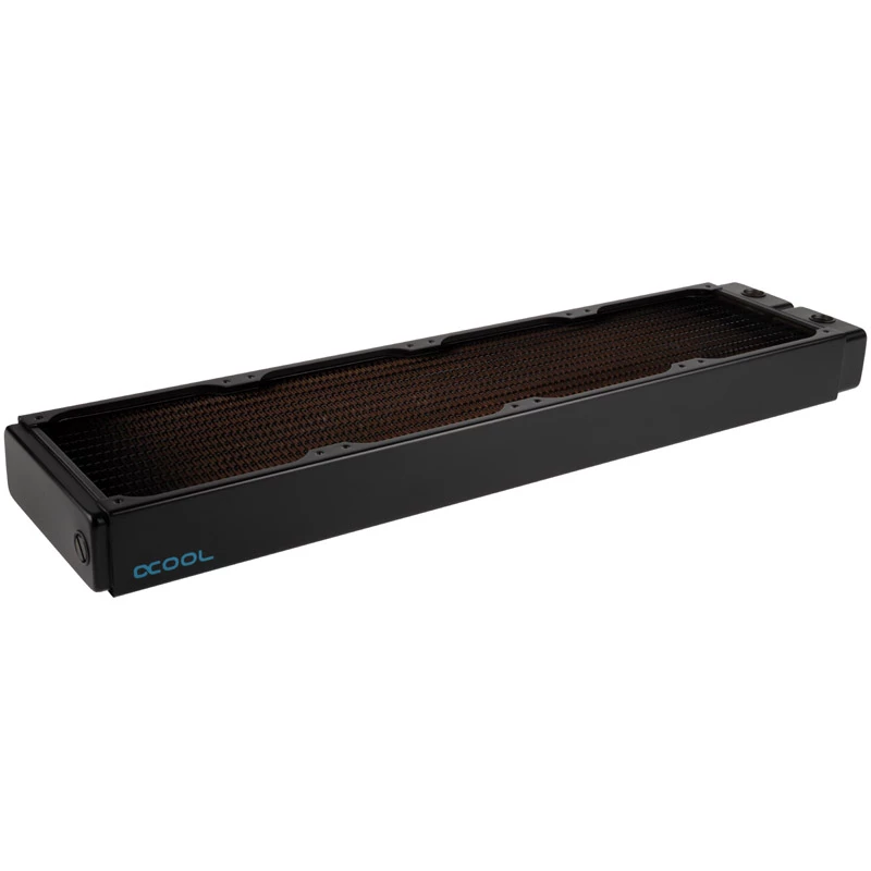 Alphacool NexXxoS V.2 XT45 Full Copper Radiator - 480mm, melns