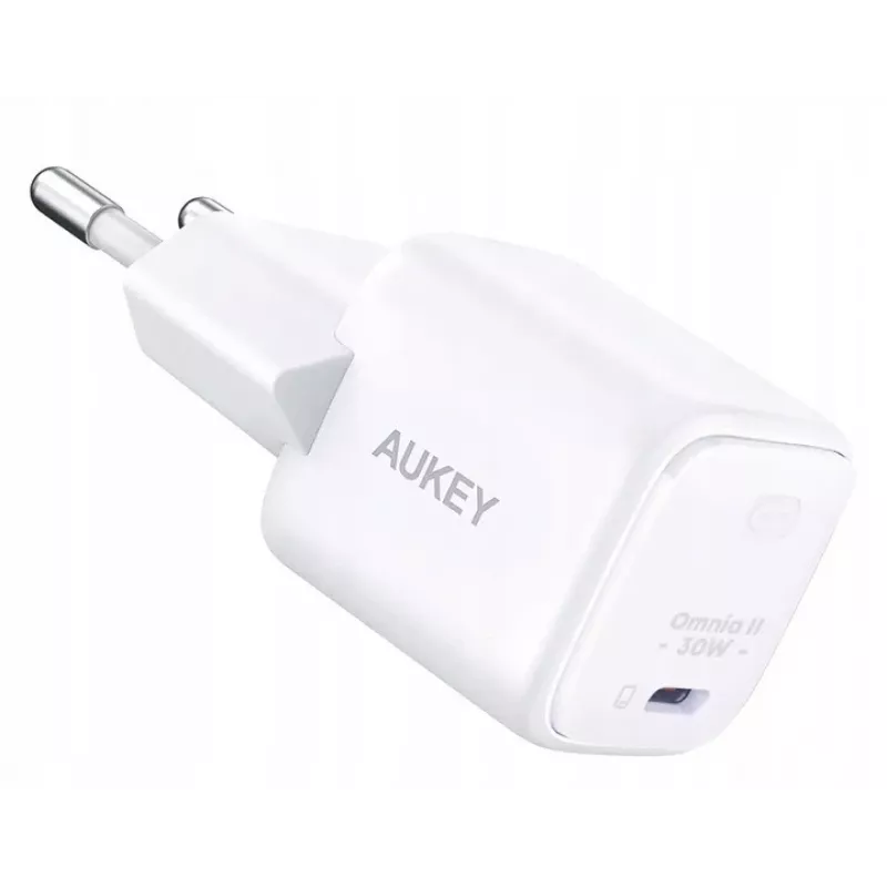 Sienas lādētājs PA-B1L Balts Omnia II Mini 1xUSB-C PowerDelivery 30W 5A