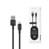 USB-A uz Lightning kabelis Orsen S9L 1 m 2.1A — melns
