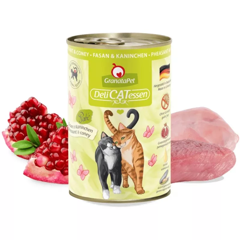 GRANATAPET DeliCATessen Fazāns un trusis - mitrā kaķu barība - 400g