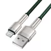 USB-A uz Lightning kabelis Baseus 1 m, zaļš