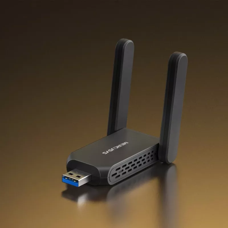 Wi-Fi USB adapteris MERCUSYS MA72XH AX1800 ar augsta pastiprinājuma antenām