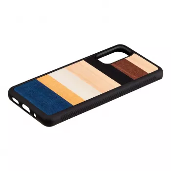 Telefona maciņš man and wood Galaxy S20 melns — aizsargājošs viedtālruņa maciņš Samsung Galaxy S20