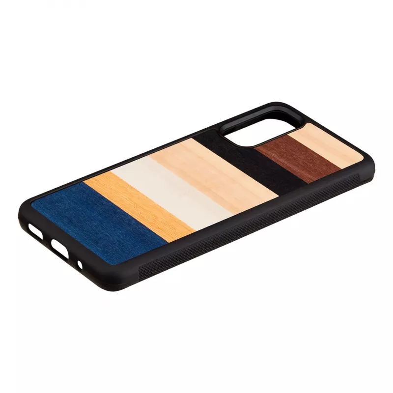 Telefona maciņš man and wood Galaxy S20 melns — aizsargājošs viedtālruņa maciņš Samsung Galaxy S20