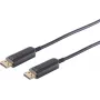 DisplayPort kabelis S/CONN 30-15075 10 m Melns