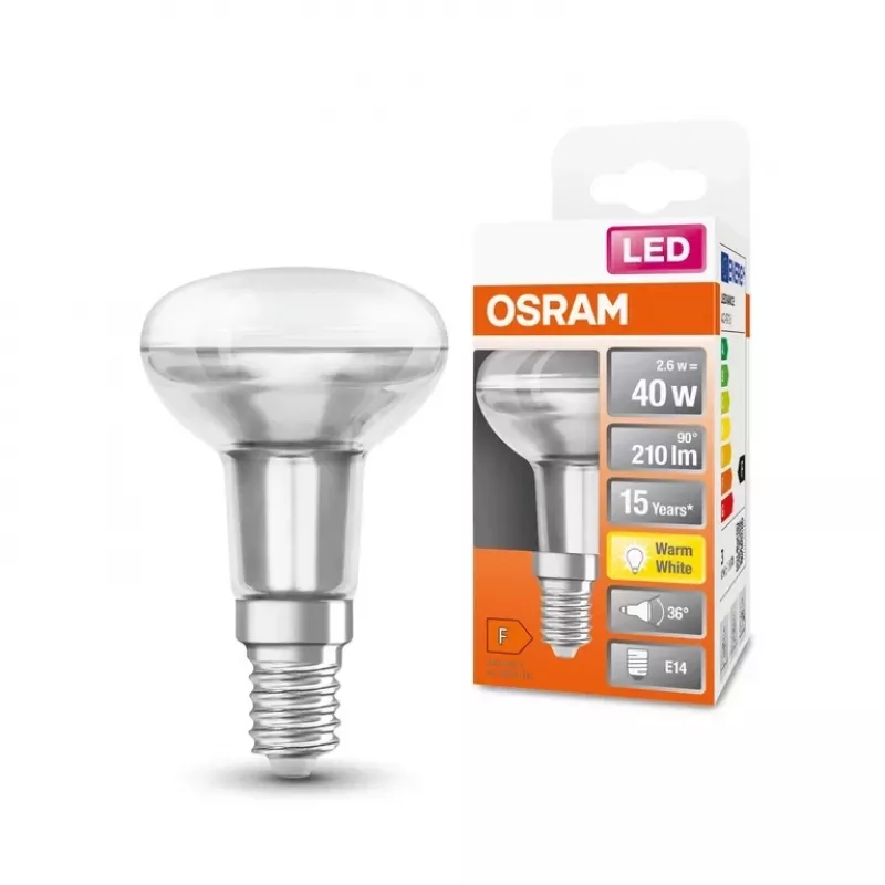LED spuldze Osram STAR 2,6 W E14 silti balta 2700 K 210 lm