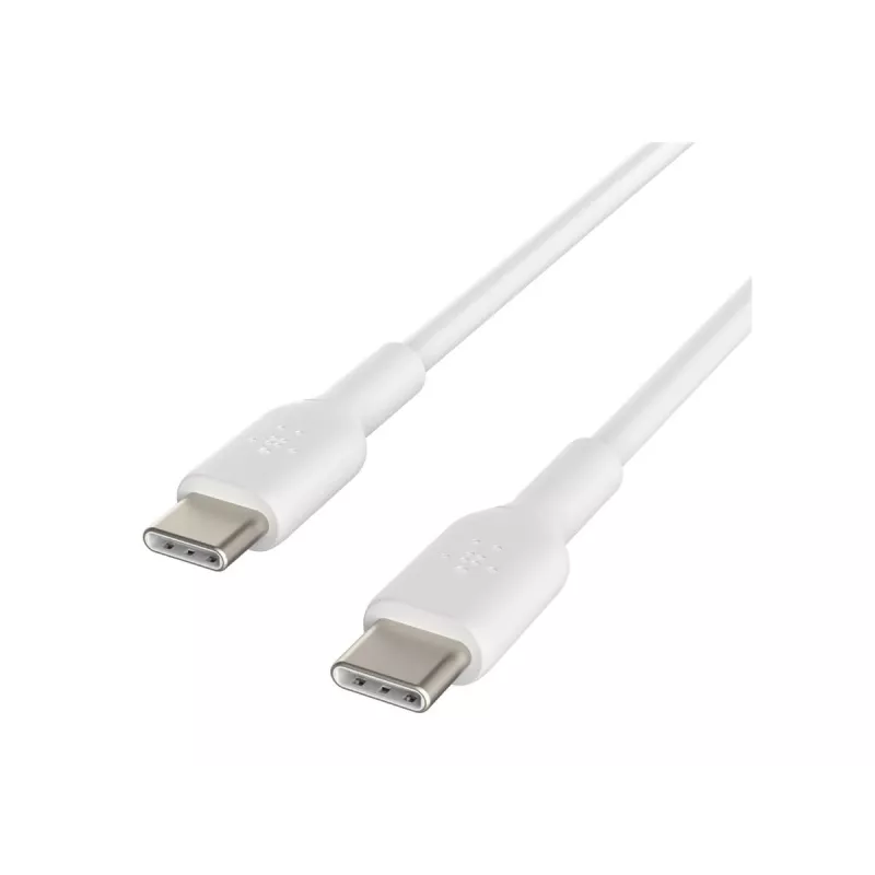 USB kabelis Belkin BoostCharge 1m USB C balts USB 2.0