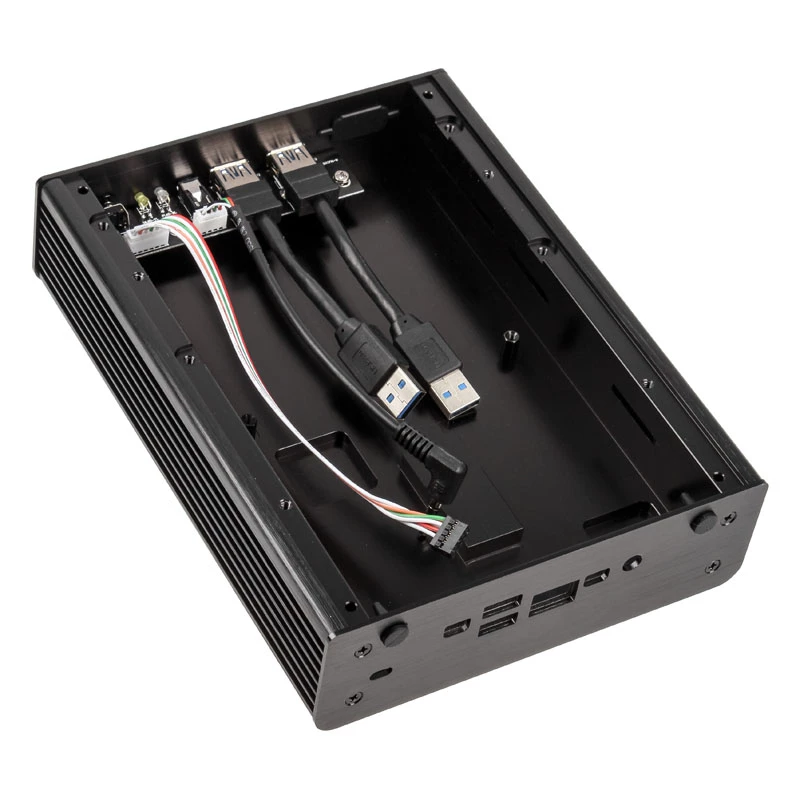PC korpuss Akasa Newton MC Small Form Factor (SFF) melns
