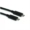 ROLINE USB3.2Gen2 kabelis PD 20V5A Type C-C ST/ST 0.5m - kabelis - Digitāls/Dati - 0,5 m (11.99.9057)