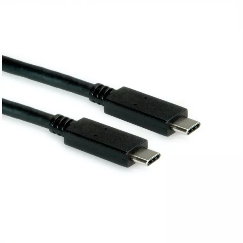 ROLINE USB3.2Gen2 kabelis PD 20V5A Type C-C ST/ST 0.5m - kabelis - Digitāls/Dati - 0,5 m (11.99.9057)