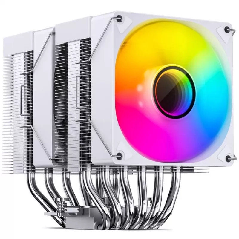 CPU dzesētājs Jonsbo CR-1400 DV2 balta ar 140 mm ventilatoru
