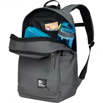 Jack Wolfskin Smileyworld mugursoma - zaļa/pelēka, 22 L