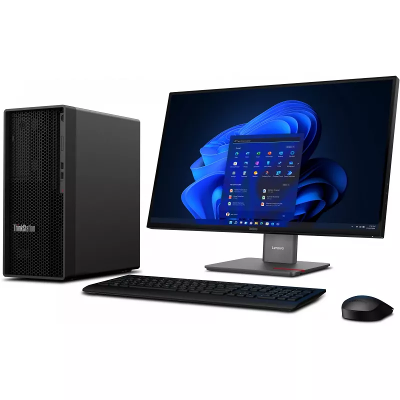 Lenovo ThinkStation P2 Tower Gen 2 Intel Core Ultra 7 265K 32 GB DDR5-SDRAM 512 GB SSD Windows 11 Pro Workstation Melns