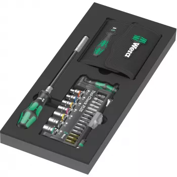 Wera Kraftform compact un Tool-Check Plus skrūvēšanas instrumentu komplekts, 57 gabali (05150150001)