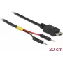 USB kabelis DeLOCK 85407 Mini-USB B 0,2 m melns