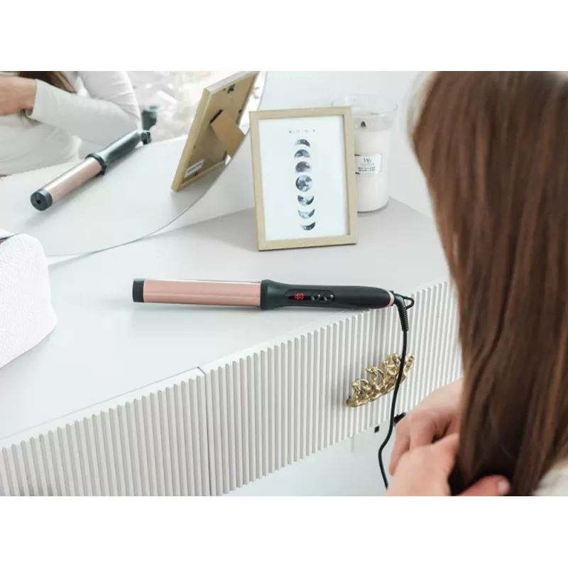 Matu lokšķēres LAFE Sleek & Shine 32 mm LAFLKA47572, 32 mm cilindrs, elektrisks veidošanas rīks