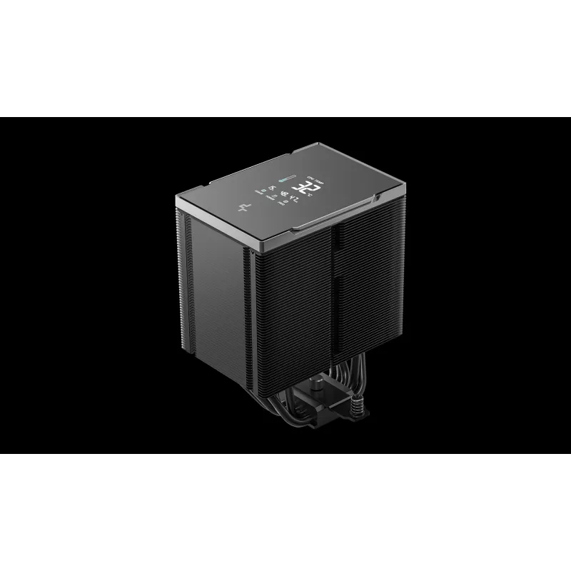 Gaisa dzesētājs DeepCool AK500 G2 Digital NYX, 120 mm ventilators, maks. gaisa spiediens 3.33 mmH2O, 117×129×159 mm, melns