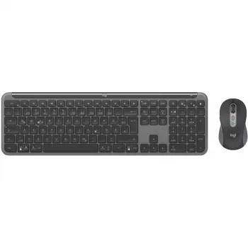 Logitech 920-012483 Tastatūra ar peli iekļauta Office RF bezvadu + Bluetooth QWERTZ Vācu Grafīts