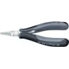 Knipex elektronikas knaibles, kopējais garums 115 mm, ESD, plakanas plati žokļi, spoguļpulētas, forma 1