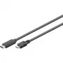 Wentronic Goobay USB 2.0 Micro spraudnis (B tips) > USB-C spraudnis, 0,6 m - USB 2.0 HighSpeed (67992)