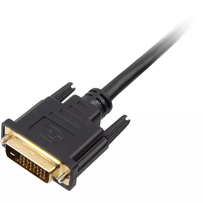 Kabelis HDMI/DVI-D Sharkoon 1m