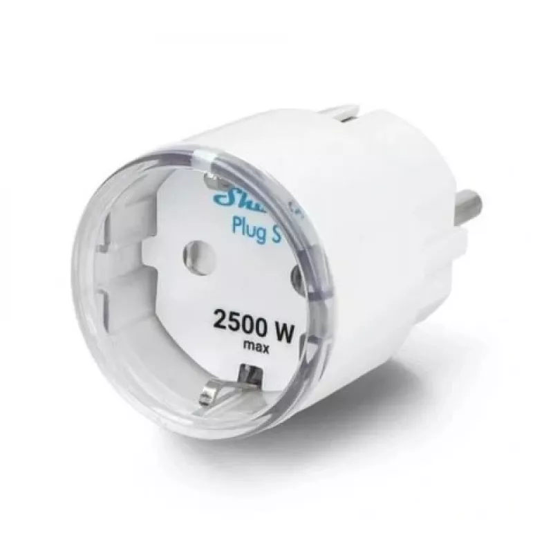 Viedais spraudnis Shelly Wave Plug S Z-Wave 800 — viedā kontaktligzda, Z-Wave 800, 230V, 12A, jaudas un enerģijas mērīšana