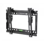 Sienas TV stiprinājums ESPERANZA ERW010 14–50 collu (35,6–127 cm) televizoriem, noliece 15°, VESA 75x75–200x200, maks. slodze 25 kg, melns