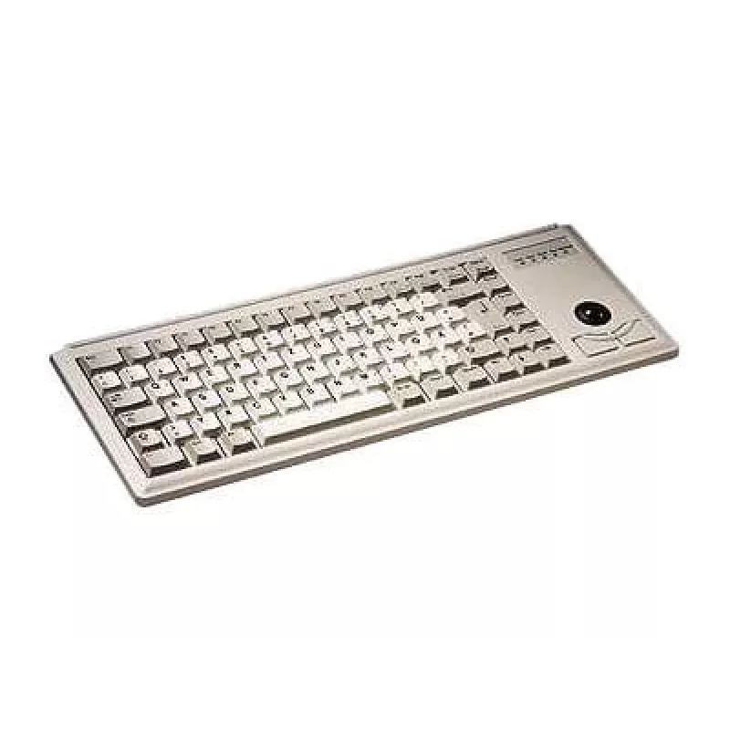 CHERRY TAS G84-4400 vadu tastatūra ar trackball, ASV izkārtojums, gaiši pelēka, USB